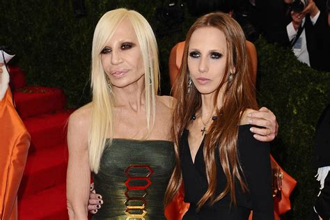 donatella versace's daughter.